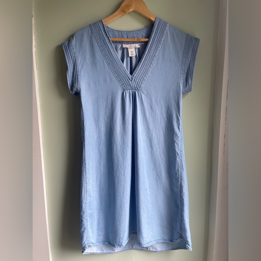 Blue Denim Mini Dress